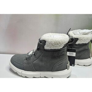 Sorel Women's Explorer Next Carnival WP Boots 7 Quarry, Sea Salt   NWT